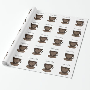 コーヒーが大好き ラッピングペーパー