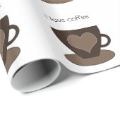 コーヒーが大好き ラッピングペーパー (ロールコーナー)