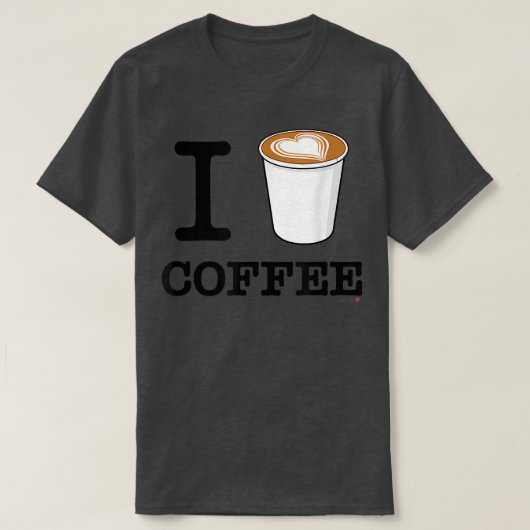 コーヒーが大好き Tシャツ (デザイン正面)