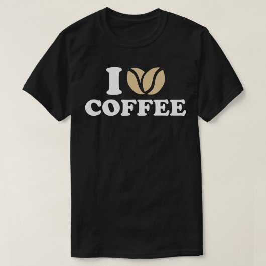 コーヒーが大好き Tシャツ (デザイン正面)