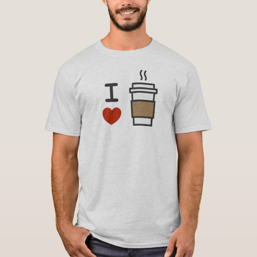 コーヒーが大好き Tシャツ (正面)