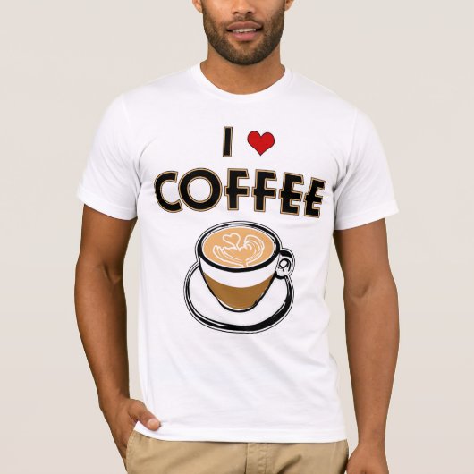 コーヒーが大好き Tシャツ (正面)