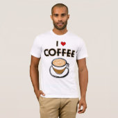 コーヒーが大好き Tシャツ (正面フル)