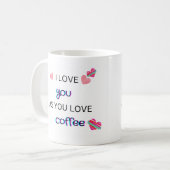 コーヒーが好きだから コーヒーマグカップ (正面左)