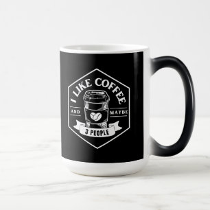 コーヒーが好きでたぶん3人 トゥー・トーン コーヒー M モーフィングマグカップ