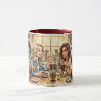 コーヒーが好きな女子会コーヒーマグ マグカップ