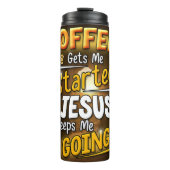 コーヒーが始まる、イエス保は行く タンブラー (正面)