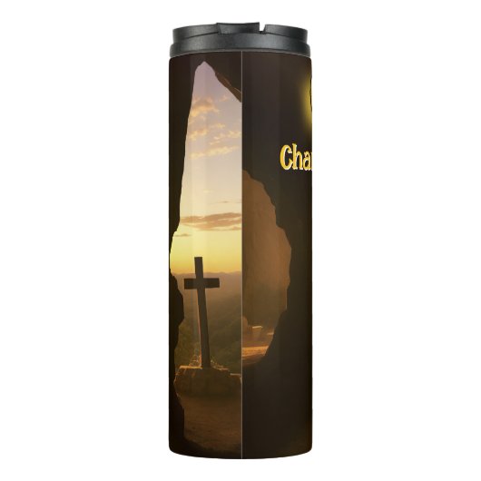 コーヒーが始まる、イエス保は行く タンブラー (裏面)