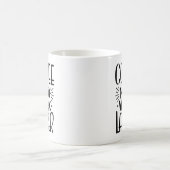 コーヒーが後で動作 コーヒーマグカップ (中央)