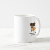 コーヒーが必要だ! – かわいい犬のコーヒーカップ コーヒーマグカップ (正面右)