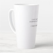 コーヒーが必要だ カフェラテマグ (左アングル)