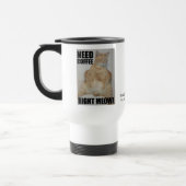 コーヒーが必要だ!マンクス・キャット・シッおもしろいチ トラベルマグ (左)