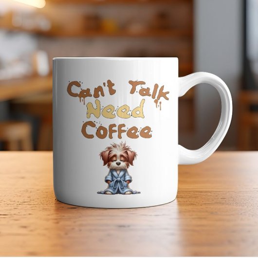 コーヒーが必要で話せない コーヒーマグカップ