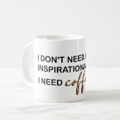 コーヒーが必要 コーヒーマグカップ (正面左)