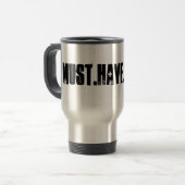 コーヒーが必要 トラベルマグ (正面左)