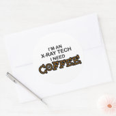 コーヒーが必要 – X-ray Tech ラウンドシール (封筒)