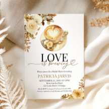 コーヒーが愛を育む ブライダルシャワー