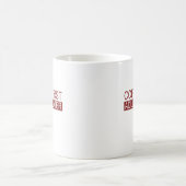コーヒーが最初に不和になるおもしろい コーヒーマグカップ (中央)