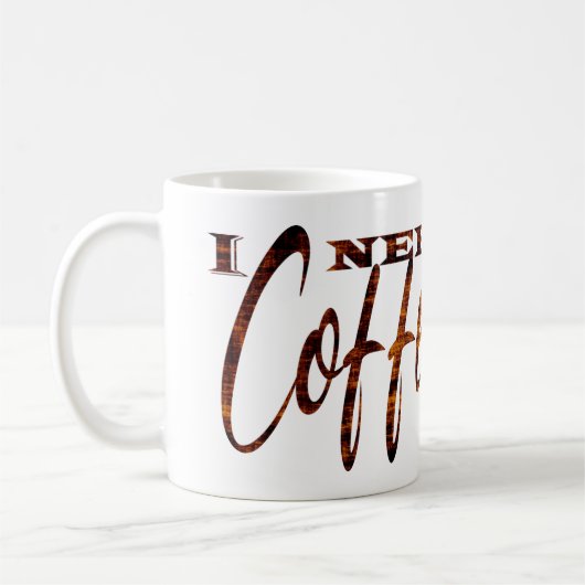 コーヒーが欲しい コーヒーマグカップ (左)