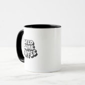 コーヒーが欲しい!!!! マグカップ (正面左)