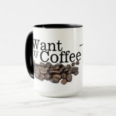 コーヒーが欲しい マグカップ (正面左)