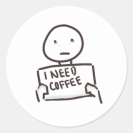 コーヒーが欲しい!!!!!!!!! ラウンドシール