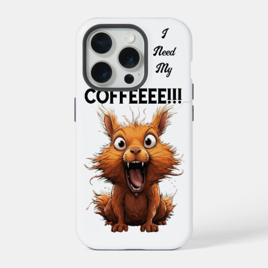 コーヒーが欲しい iPhoneケース (裏面)