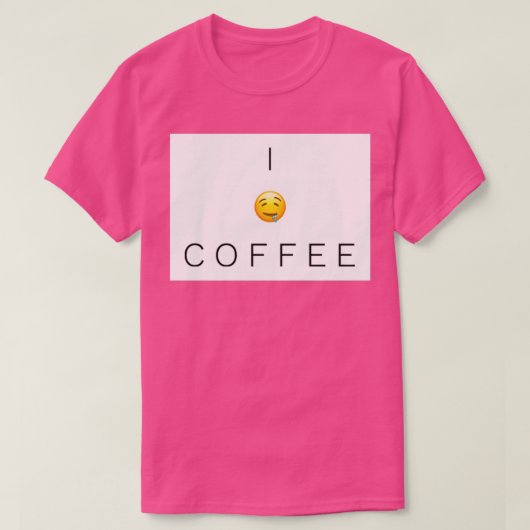 コーヒーが欲しい Tシャツ (デザイン正面)