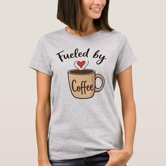 コーヒーが燃料 Tシャツ (正面)