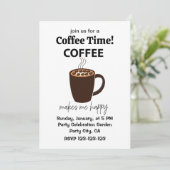 コーヒーが私を幸せにするコーヒー 招待状 (スタンド正面)