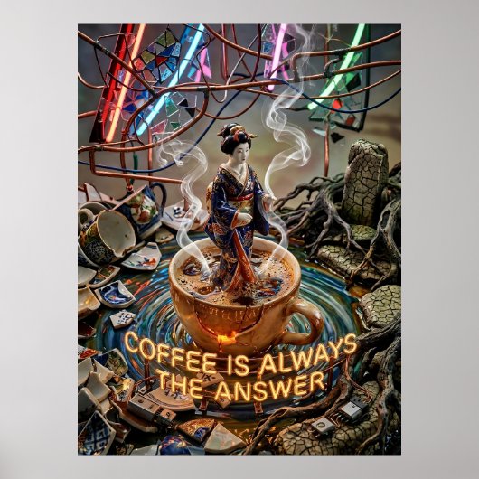 コーヒーが答えです ポスター (正面)
