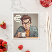 コーヒーが薬最高のだ スタンダードカクテルナプキン (インサイチュ)