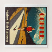 コーヒーが起こランニングる ジグソーパズル (横)