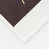 コーヒーが起こランニングる フリースブランケット (角)