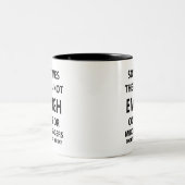 コーヒーが足りない時もある ツートーンマグカップ (中央)