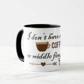 コーヒーが足りない マグカップ (正面左)