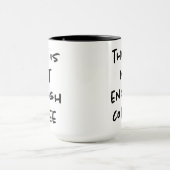 コーヒーが足りない マグカップ (中央)