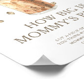 コーヒーが醸造されているママの腹のゲームはどれくらい大きい ポスター (角)