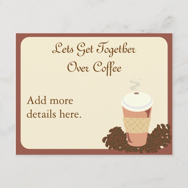 コーヒーが集まる (正面)