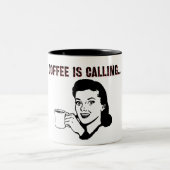 コーヒーが鳴っている。 ツートーンマグカップ (中央)