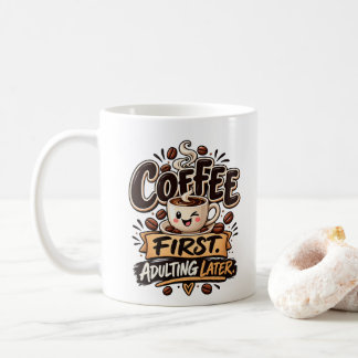 コーヒーさえあれば大丈夫 コーヒーマグカップ