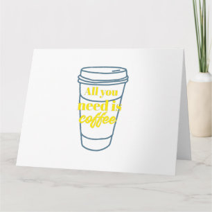 コーヒーしかいらない カード
