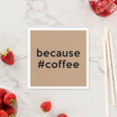 コーヒーだから スタンダードカクテルナプキン (インサイチュ)