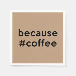 コーヒーだから スタンダードカクテルナプキン