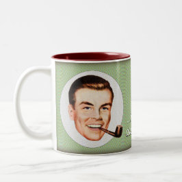 コーヒーだけが生きている理由だ ツートーンマグカップ