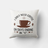 コーヒーだけ要る クッション (裏面)