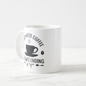 コーヒーだけ要る コーヒーマグカップ (正面左)