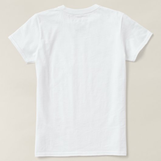 「コーヒーだけ」グラフィックTシャツ Tシャツ (デザイン裏面)