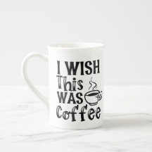 「コーヒーだったらいいのに」- イロニック・タイポグラフィ