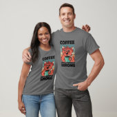 コーヒーだって殺人が間違ってるから。コーヒー値リスト用Gag Tシャツ (ユニセックス)